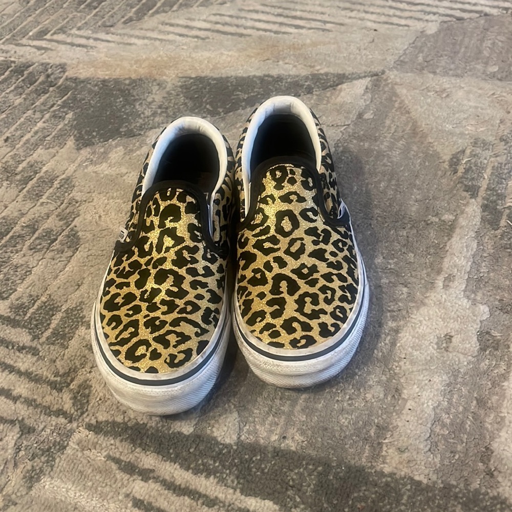 Vans Slip-On Skate Shoe - Leopard for kids